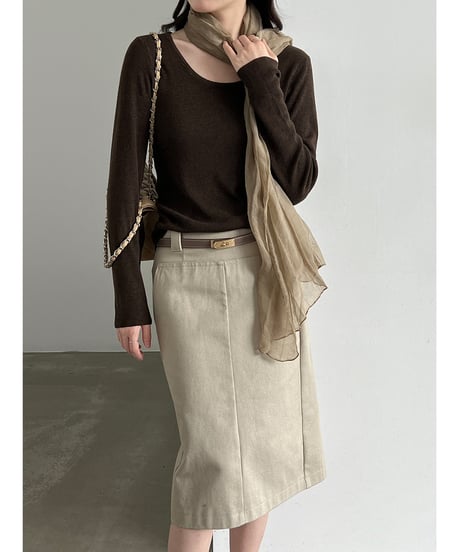 draped knit set / 3color　hm3264