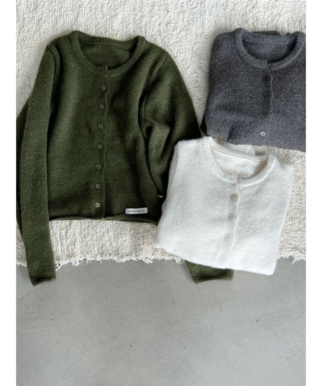 soft crew cardigan / 3color　hm3266