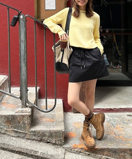 a-line mini skirt / 2color　hm1248