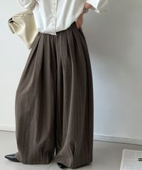 striped wide pants / 2color　hm3280