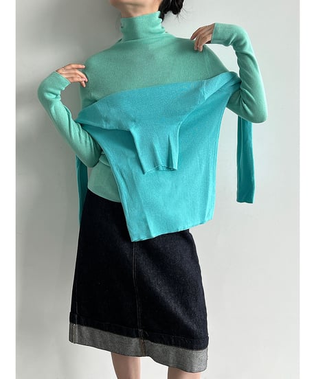 turtleneck knit top / 11color　hm3252