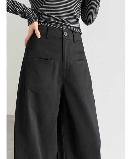 patch pocket pants / 2color　hm3255