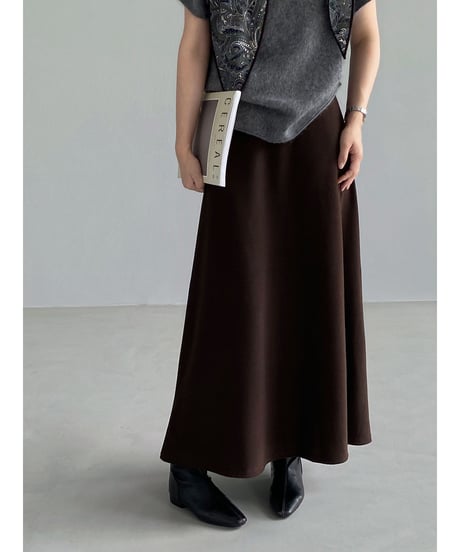 flowing a-line skirt / 4color　hm3286