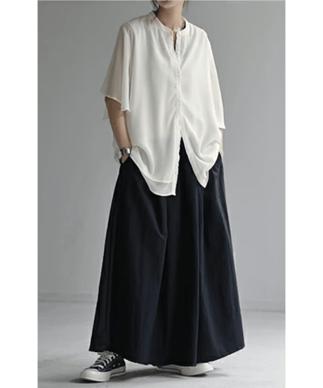 sheer dolman shirt / 3color　hm3002*