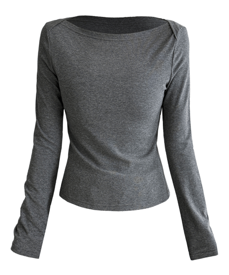 boat neck tee / 3color　hm3221