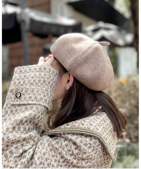 classic wool beret / 4color　hm3194