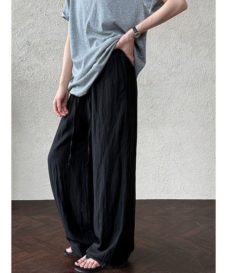 relaxed straight pants / 4color　hm3018