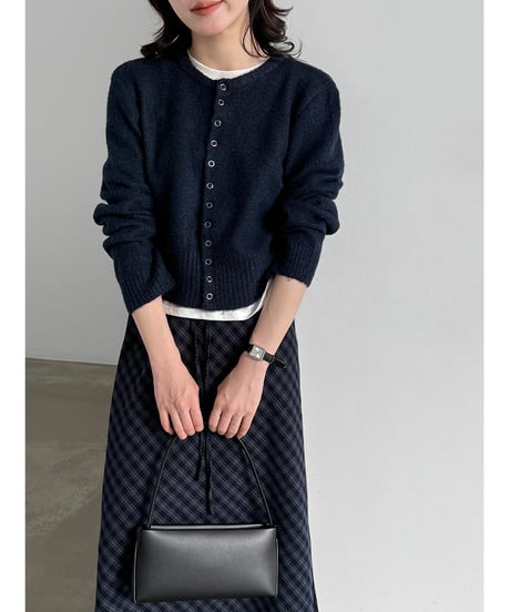 wool blend cardigan / 4color　hm3249