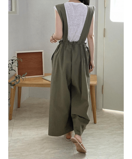 apron wide pants / 4color　hm2990