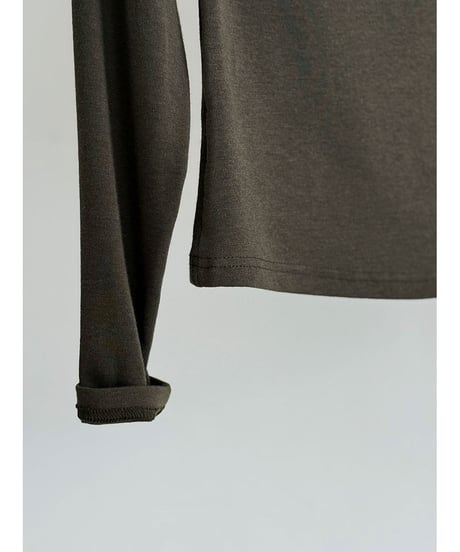 asymmetric button knit / 4color　hm3219