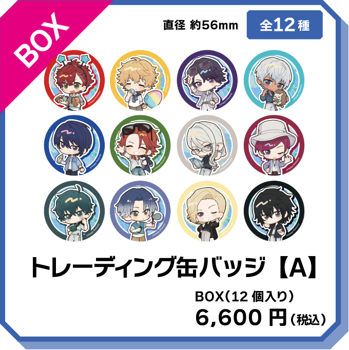 エリオスライジングヒーローズ トレーディング缶バッジ【A】全12種 BOX