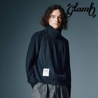 glamb グラム 長袖ニット メンズ Raglan Turtle Neck Knit ラグランタートルネックニット ブラウン ブラック GB0326/KNT11