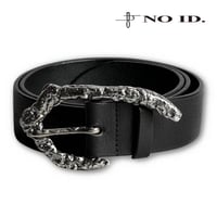 ノーアイディー noid ベルト NOID. メンズ モルテンバックルレザーベルト ブラック フリーサイズ 栃木レザー 859088-529E