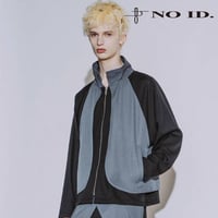 ノーアイディー no id noid NOID. ブルゾン メンズ ラップZIP-BLZ 秋冬商品 グレー ブラック 459006-573B