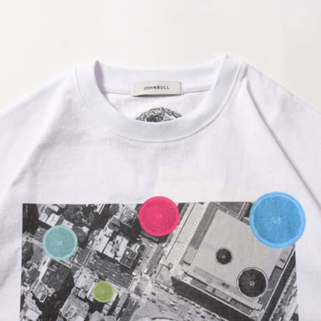 ジョンブル johnbull Johnbull 5分袖Tシャツ メンズ THE STONE ROSES MADISON SQUARE GARDEN T ホワイト ブラック JT263C30