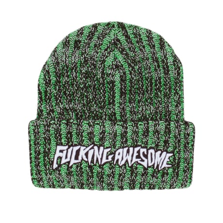 FUCKING AWESOME "REFLECTIVE STRIPE BEANIE"