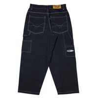 TELEVISI STAR "TOVAL BLACK CARPENTER DENIM" (BLACK RAW DENIM) 32