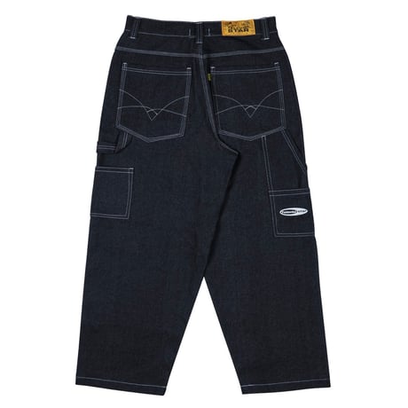TELEVISI STAR "TOVAL BLACK CARPENTER DENIM" (BLACK RAW DENIM) 32
