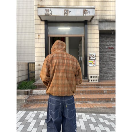 Diaspora skateboards "Hooded Corduroy Shirt" (Brown) L