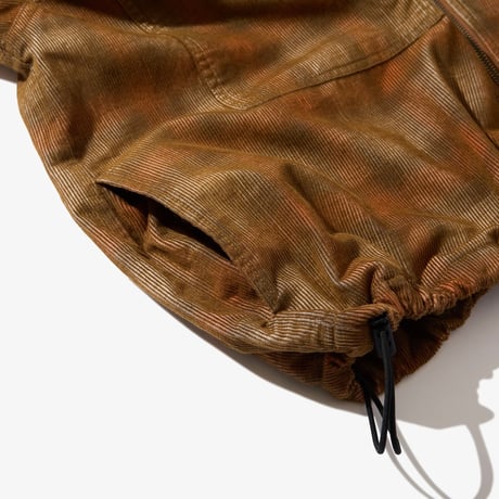 Diaspora skateboards "Hooded Corduroy Shirt" (Brown) L