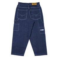 TELEVISI STAR "TOVAL NAVY CARPENTER DENIM" (NAVY RAW DENIM) 32