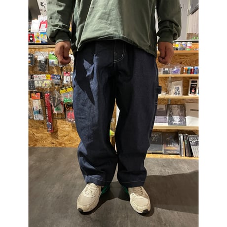 TELEVISI STAR "TOVAL NAVY CARPENTER DENIM" (NAVY RAW DENIM) 32