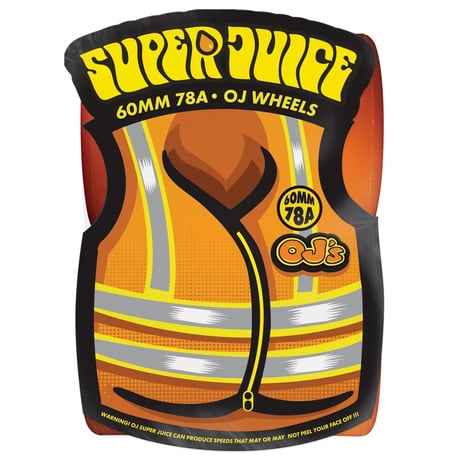 OJ WHEELS  "SUPER JUICE 78a" (Neon Orange) 60mm