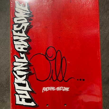FUCKING AWESOME "JASON DILL RAISED INK CLASS PHOTO BOARD" 8.18inch