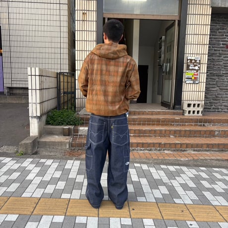 Diaspora skateboards "Hooded Corduroy Shirt" (Brown) L