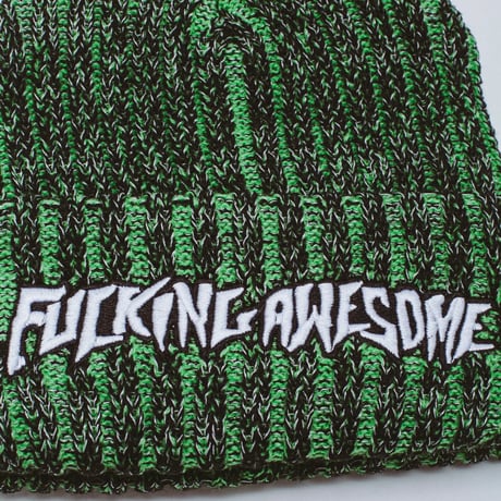 FUCKING AWESOME "REFLECTIVE STRIPE BEANIE"