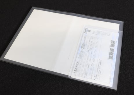 GARAGE SUCCESS 車検証ケース ブラック 高級レザー調 オリジナル車検証入れ