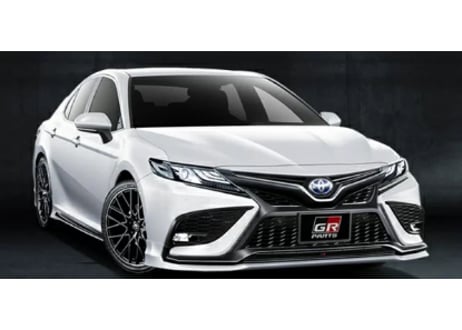 TOYOTA CAMRY（カムリ）後期 GRフロントバンパーガーニッシュ TRD GRPARTS エアロ フロントグリル ガンメタリック塗装済み 【即納】