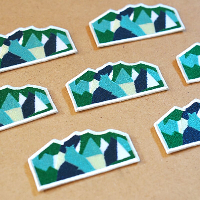 みどりの山脈ワッペン | HIGASHI ALPS SHOP
