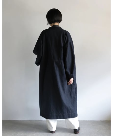 kläuse / Gown Long Length <midnight : cotton linen canvas>