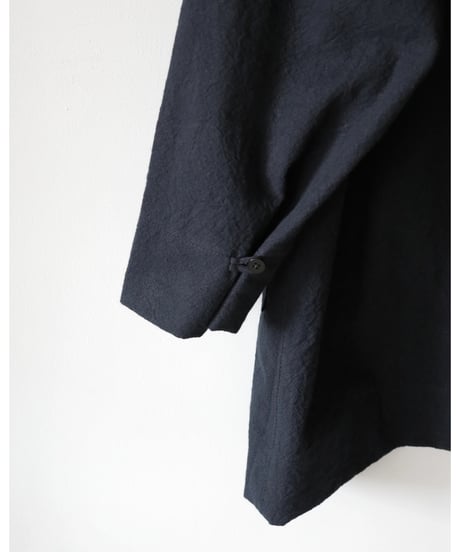 kläuse / Gown Middle Length <midnight : cotton linen canvas>