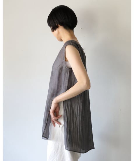 Koton / RC/Siスリットブラウス <charcoal grey>