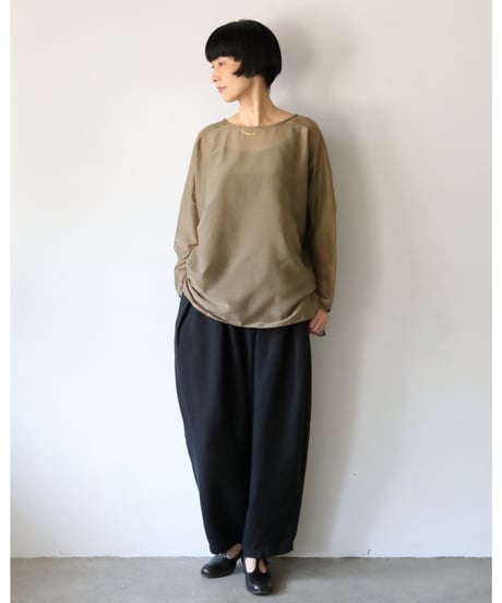 Koton / Si/Coボイルボートネックシャツ <khaki>