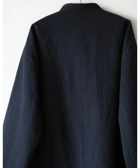 kläuse / Gown Middle Length <midnight : cotton linen canvas>