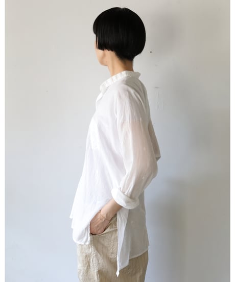 quitan / KAFTAN SHIRT - Jamdani Heart <white>