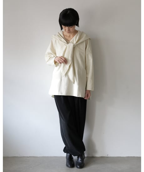 quitan / SAILOR HOODIE TOPS <ROSEMARRY GREEN>
