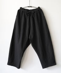 MITTAN / 強撚竹パンツ <黒>