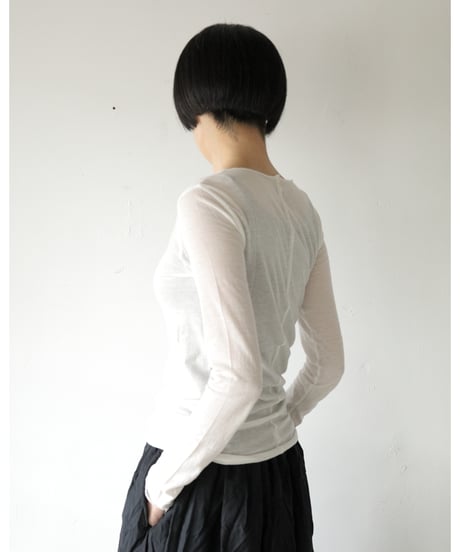 RIG / ケイト長袖Tシャツ <白>