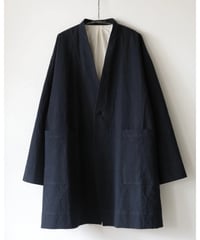 kläuse / Gown Middle Length <midnight : cotton linen canvas>