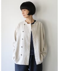 MITTAN / 亜麻苧麻絹シャツ <生成>