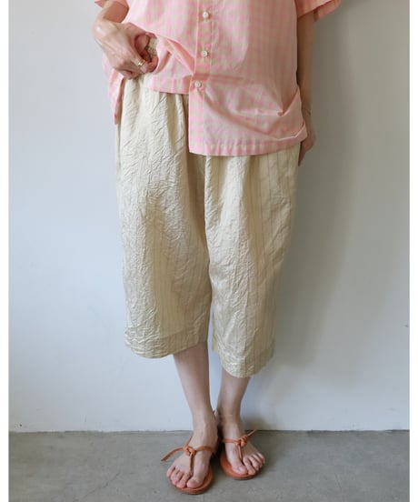 R&D.M.Co- / S.S HALF PANTS <beige>