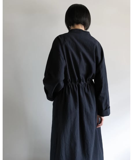 kläuse / Gown Long Length <midnight : cotton linen canvas>