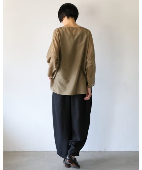 Koton / Si/Coボイルボートネックシャツ <khaki>