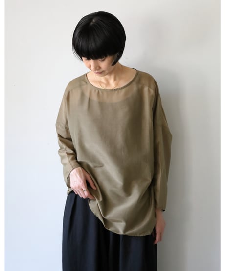 Koton / Si/Coボイルボートネックシャツ <khaki>