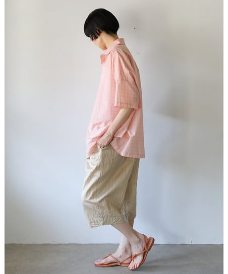 R&D.M.Co- / S/C B&G OVER SIZE H/T SHIRT <pink>