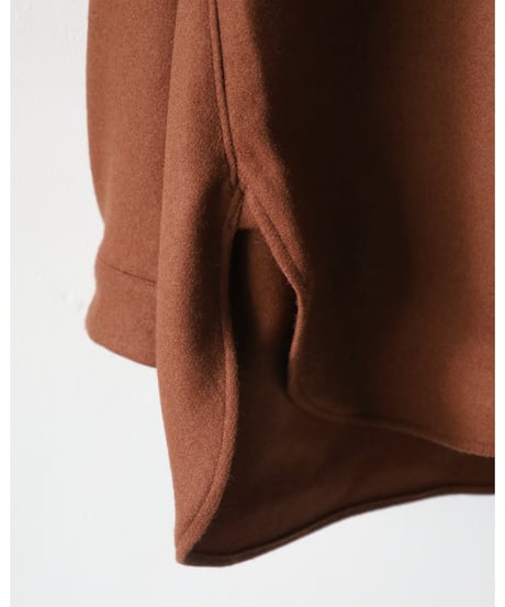 kläuse / O.P.C Regular Shirt <brown : Wool Flannel>